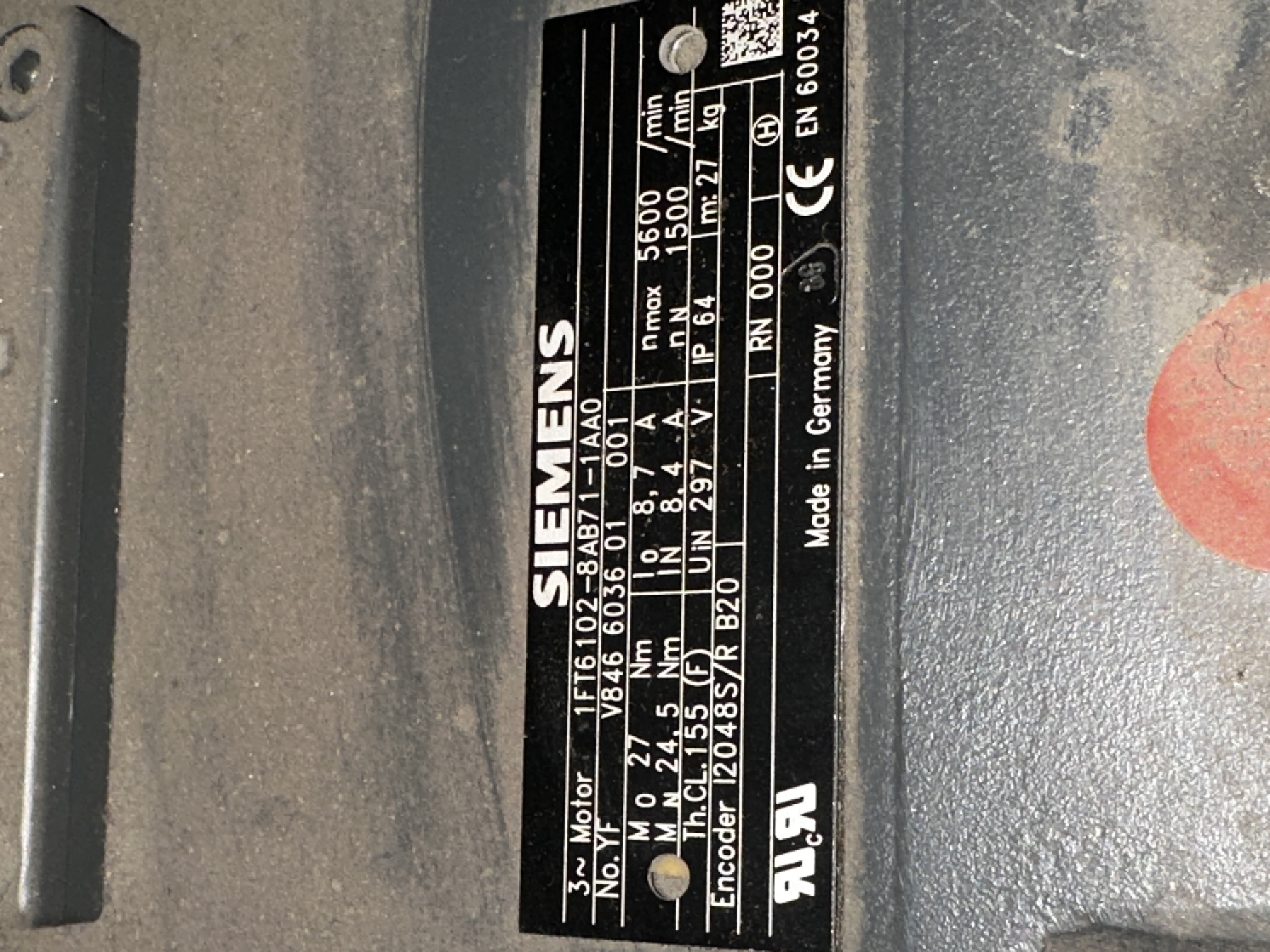 1FT6102-8AB71-1AA0 SİEMENS SERVO MOTOR