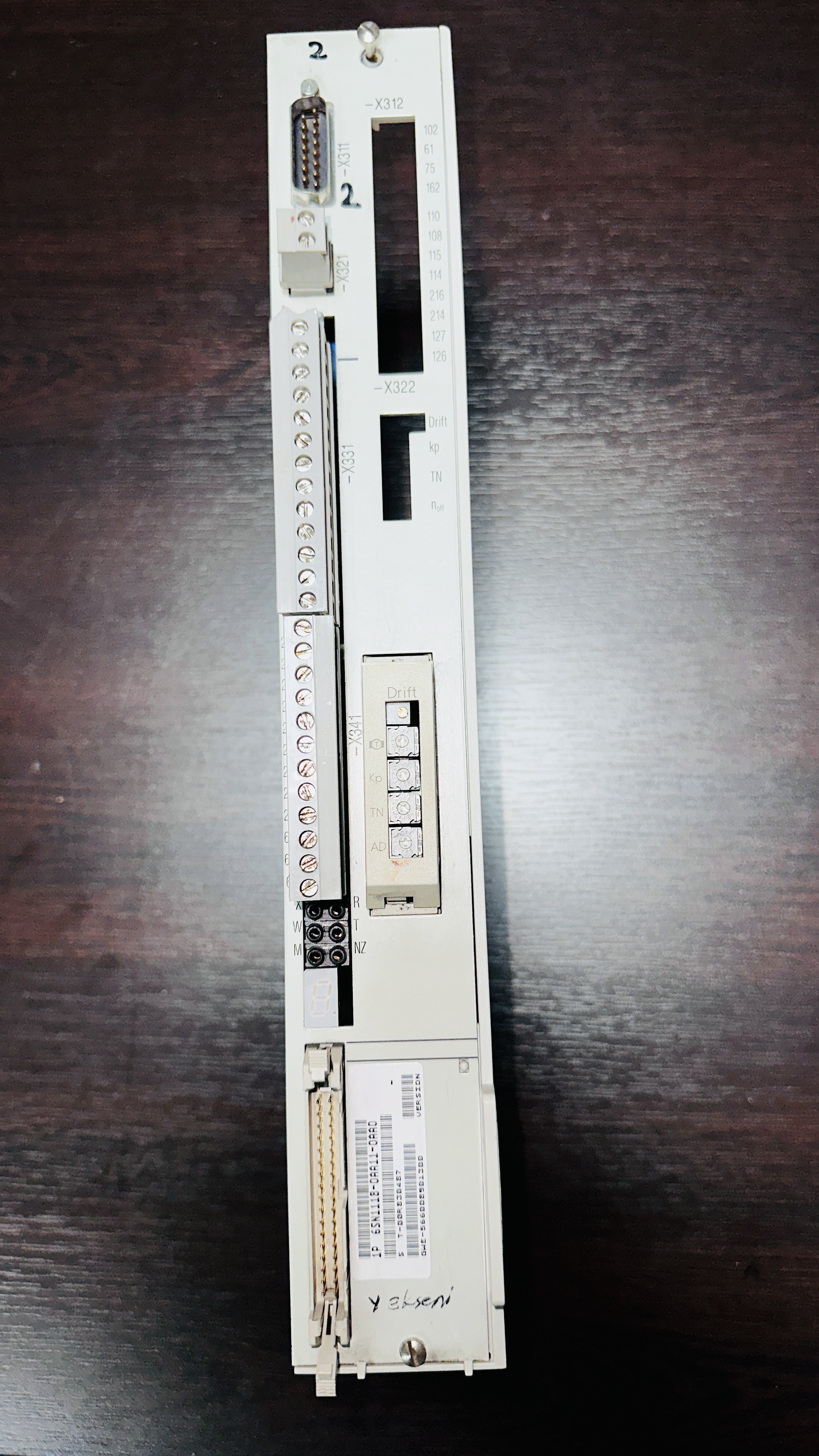 6SN1118-0AA11-0AA0 / SİEMENS REGLAJ KARTI